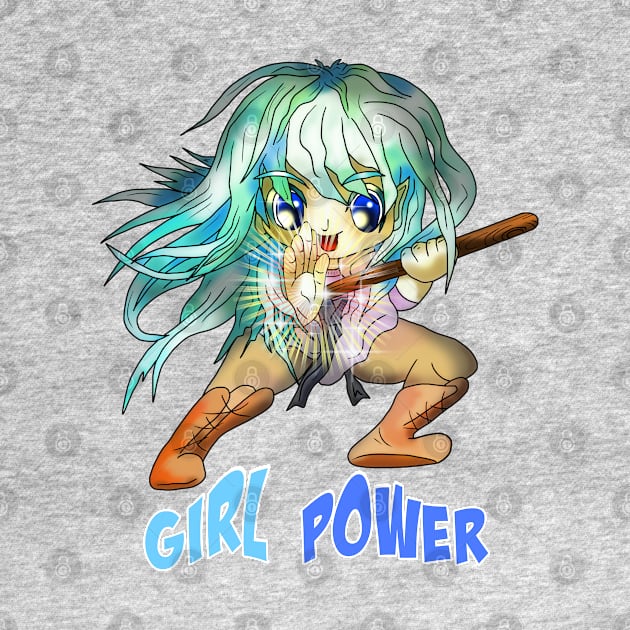 girl power warrior elf by cuisinecat